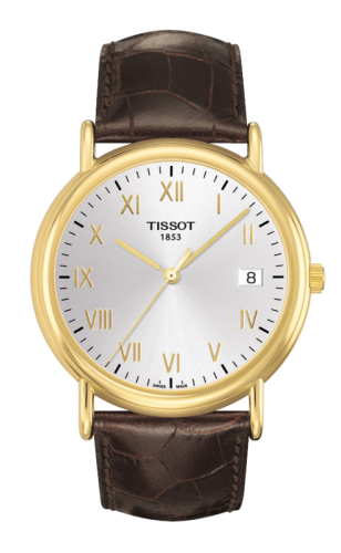 Tissot Carson Quartz 40 Yellow Gold / Silver / Strap